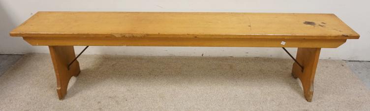 PRIMITIVE PINE BENCH (1 of 3)
