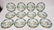 SET OF 12 CROWN STAFFORDSHIRE PLATES FOR TIFFANY AND