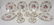 17 PC TIRSCHENREUTH *DRESDEN DECORATION* CHINA