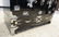 3 SECTION BLACK LACQUER CABINET WITH MOP INLAY - 4