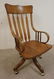 OAK SWIVEL DESK CHAIR