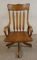 OAK SWIVEL DESK CHAIR - 2
