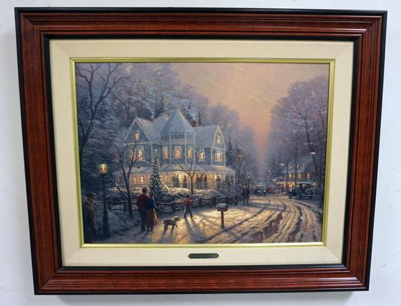 THOMAS KINKADE STUDIO PROOF, HOLIDAY GATHERING (1 of 9)