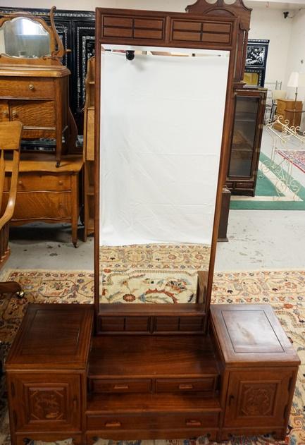 KOREAN VANITY WITH FULL LENGTH MIRROR (1 of 4)