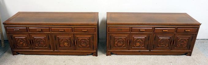 PAIR OF KOREAN CHESTS (1 of 3)