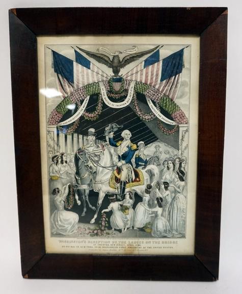 JAMES BAILLIE PRINT, WASHINGTONS RECEPTION BY THE (1 of 1)