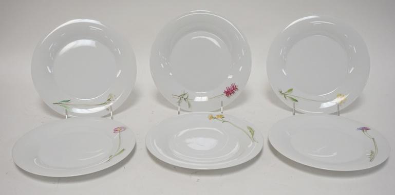 6 KPM PORCELAIN PLATES (1 of 2)