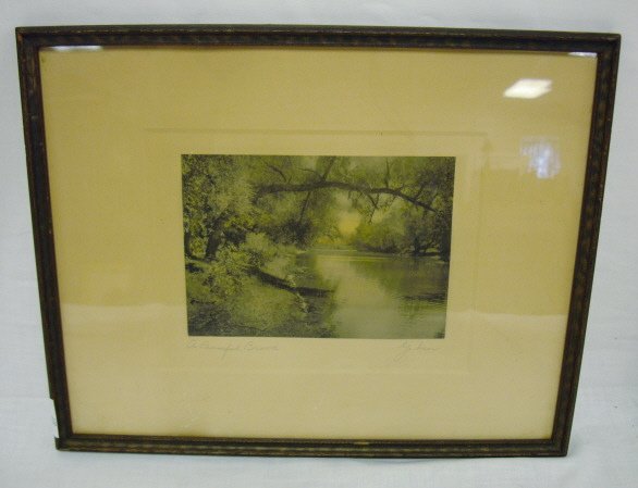 GIBSON PHOTO PRINT *A PEACEFUL BROOK*; ORIGINAL F