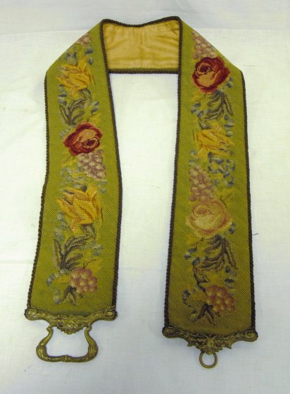 AUSTRIAN TAPESTRY BUTLER PULL; O. KESSLER & CO. V