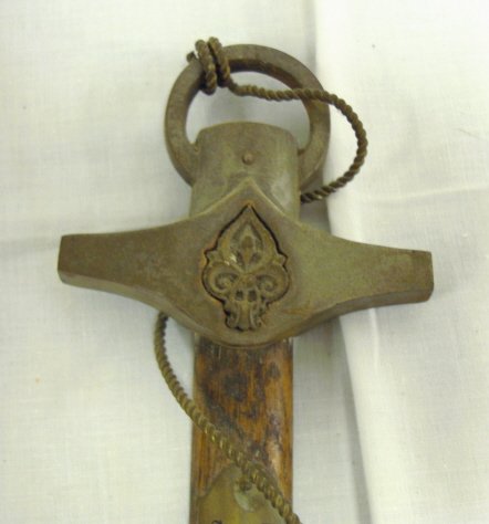 WOOD & METAL ANCHOR THERMOMETER; 14 3/4 IN - 2