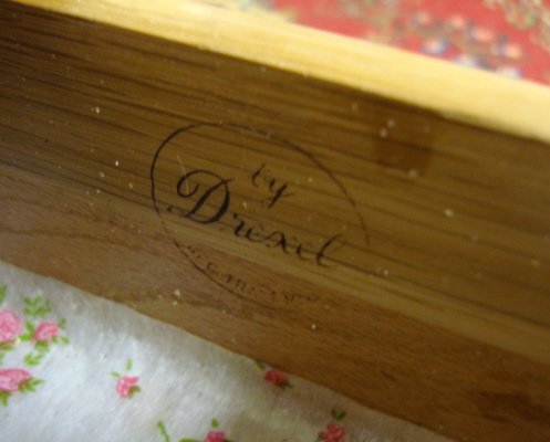 DREXEL PAINT DECORATED 6 DRW LINGERIE CHEST; 42 I - 2