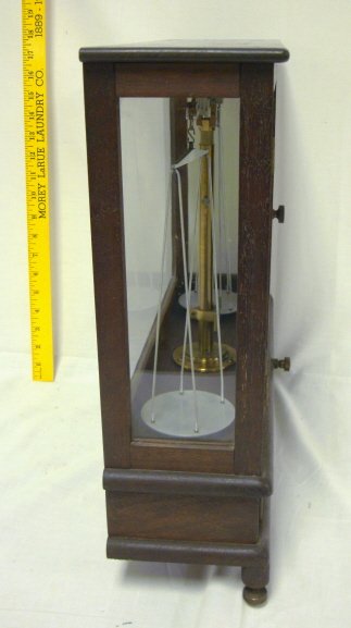 LABORATORY SCALE W/2 DRWS; 17 3/4 IN W, 17 7/8 IN - 2