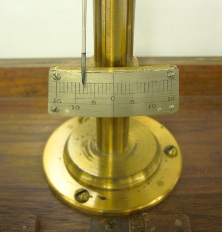 LABORATORY SCALE W/2 DRWS; 17 3/4 IN W, 17 7/8 IN - 4