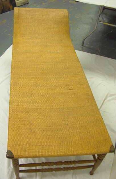 HEYWOOD WAKEFIELD CHAISE LOUNGE W/TURNED LEGS & S - 3