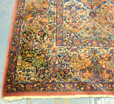 12 FT X 12 FT KARISTAN RUG, KIRMAN DESIGN - 2