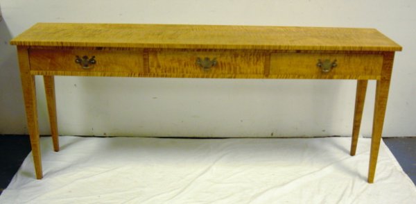 TIGER MAPLE 3 DRW HUNT BOARD BY WAYNE TIMPSON, LE