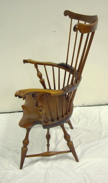 DR DIMES WINDSOR ARM CHAIR; 43 1/4 IN H, 28 IN W, - 3