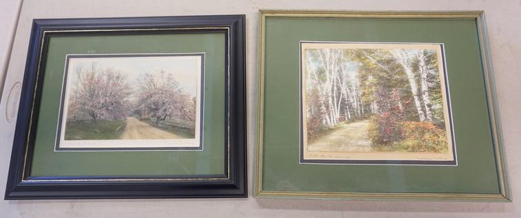 2 WALLACE NUTTING PRINTS PROFESSIONALLY REFRAMED (1 of 1)