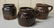 LOT-2 BROWN GLAZED CROCKS, BEAN POT & PIE PLATE - 2