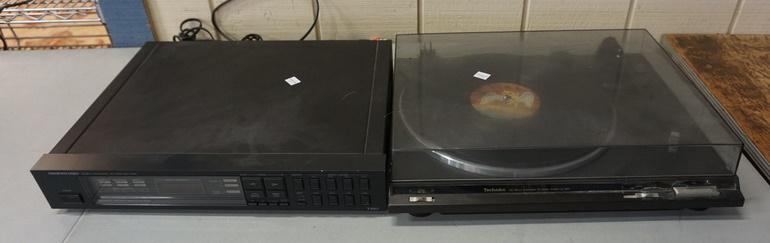 ONKYO INTEGRA TUNER & TECHNICS TURN TABLE (1 of 1)