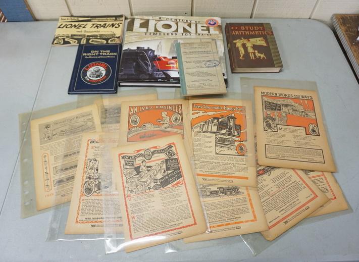 LOT OF MODEL TRAIN BOOKS & ADVERTISEMENTS (1 of 1)