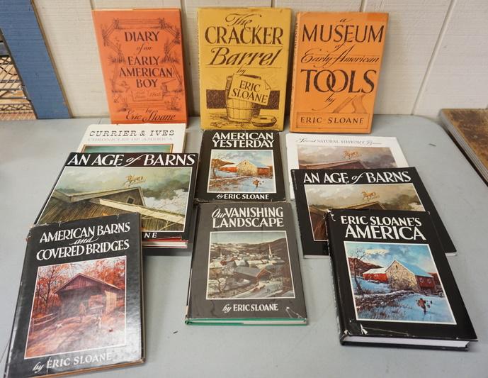 ERIC SLOANE BOOKS W/CURRIER (1 of 2)