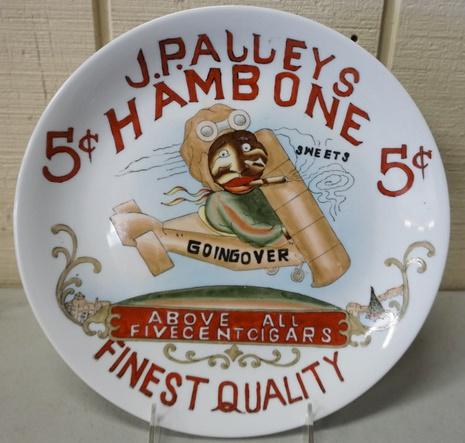 CIGAR ADVERTISING PLATE (1 of 1)