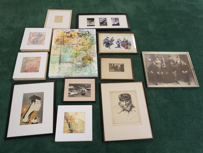 LARGE LOT OF ARTWORK & ENGRAVINGS (1 of 1)