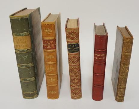 GROUP OF 5 ANTIQUE BOOKS (1 of 1)