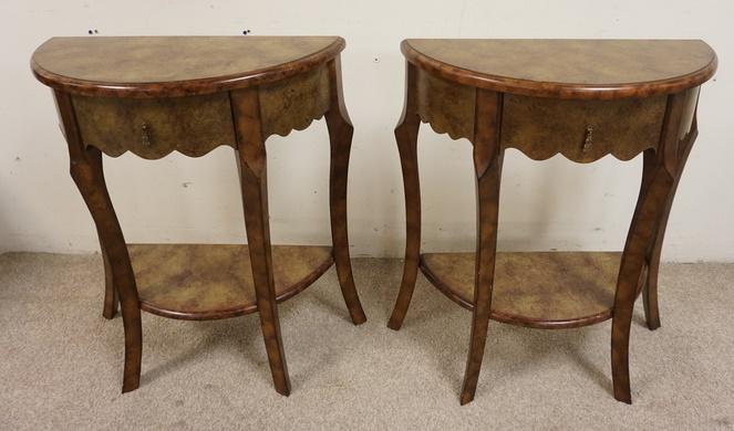 PAIR OF 1 DRAWER STANDS (1 of 3)