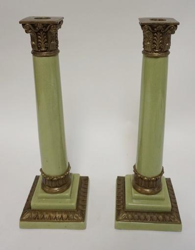PAIR OF CONTEMPORARY CANDLESTICKS (1 of 1)