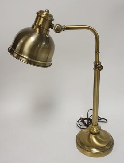 ADJUSTABLE BRASS DESK LAMP (1 of 2)