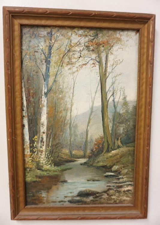 OIL ON BOARD LANDSCAPE (1 of 1)