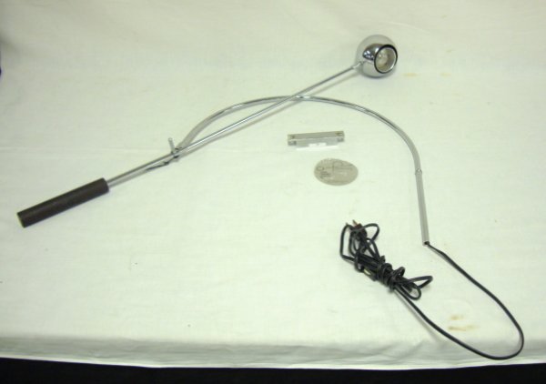 ROBERT SONNEMAN *ORBITER* WALL MOUNT LIGHT; ARM W: ROBERT SONNEMAN *ORBITER* WALL MOUNT LIGHT; ARM W/LIGHT IS 32 1/2 IN L; COMES W/MOUNTING BRACKET & ORIGINAL LABEL