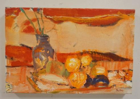 OIL PAINTING ON CANVAS SIGNED MULLEN (1 of 3)