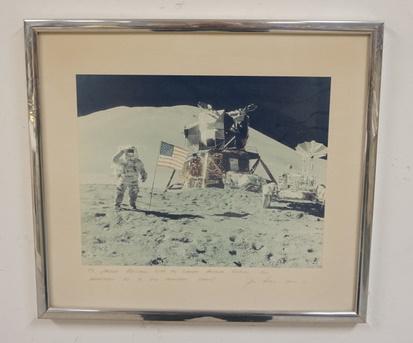APOLLO 15 FRAMED PHOTO SIGNED JIM IRWIN (1 of 3)