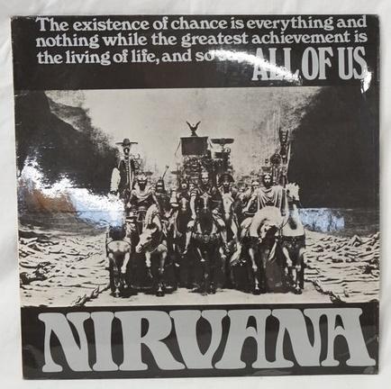 NIRVANA, ALL OF US ALBUM: NIRVANA, ALL OF US ALBUM STEREO ISLAND ILPS 9087