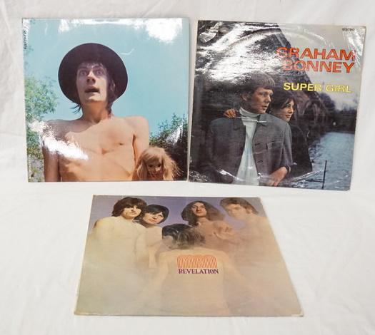 LOT OF 3 IMPORTED ALBUMS: LOT OF THREE IMPORTED ALBUMS; FLEETWOOD MAC MR. WONDERFUL (GATEFOLD) GRAHAM BONNEY SUPER GIRL & MAN REVELATION