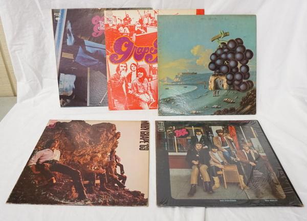 MOBY GRAPE, LOT OF 5 ALBUMS: LOT OF FIVE MOBY GRAPE ALBUMS; SELF TITLED (COMES WITH POSTER) WOW (GATEFOLD) GRAPE JAM, TRULY FINE CITIZEN & '69 ALL ARE STEREO COLUMBIA RECORD LABEL