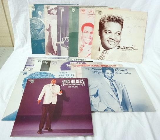 LOT OF 14 R &B REISSUES ON RT 66 LABEL: LOT OF 14 R & B REISSUES ON RT 66 RECORD LABEL; RAY BROWN GOOD ROCKING TONIGHT & LAUGHING BUT CRYING, CHARLES BROWN SUNNY ROAD, IVORY JOE HUNTER: THE STREET BOOGIE, WYONIE HARRIS MR. BLUES IS COMING T