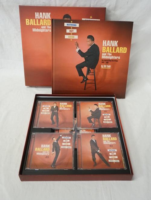 HANK BALLARD AND THE MIDNIGHTERS BOX SET: HANK BALLARD AND THE MIDNIGHTERS NOTHING BUT GOOD 1952-1962 BOX SET. COMES WITH FIVE CDS & BOOK (BEAR FAMILY RECORDS)