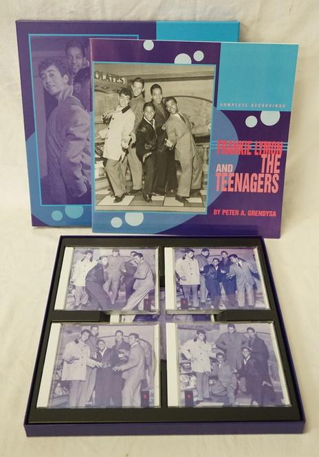 FRANKIE LYMON AND THE TEENAGERS BOX SET: FRANKIE LYMON AND THE TEENAGERS COMPLETE RECORDINGS BOX SET. COMES WITH FIVE CDS & BOOK (BEAR FAMILY RECORDS)