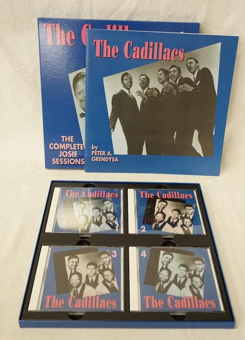 THE CADILLACS THE COMPLETE JOSIE SESSIONS BOX SET: THE CADILLACS THE COMPLETE JOSIE SESSIONS BOX SET. COMES WITH FOUR CDS & BOOK (BEAR FAMILY RECORDS)