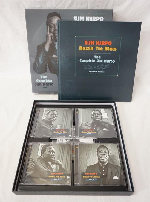 SLIM HARPO BUZZIN' THE BLUES BOX SET: SLIM HARPO BUZZIN' THE BLUES BOX SET; THE COMPLETE SLIM HARPO. COMES WITH FIVE CDS & BOOK (BEAR FAMILY RECORDS)