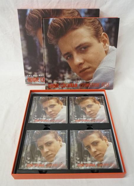 EDDIE COCHRAN THE ULTIMATE COLLECTION BOX SET: EDDIE COCHRAN SOMETHIN' ELSE THE ULTIMATE COLLECTION BOX SET. COMES WITH EIGHT CDS & BOOK (BEAR FAMILY RECORDS)