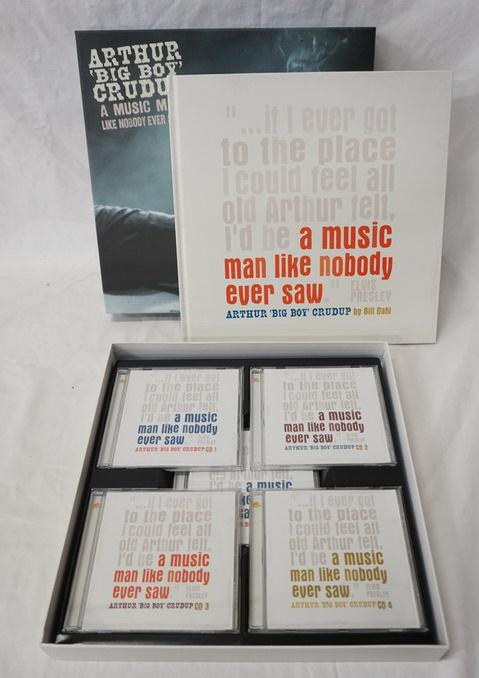 ARTHUR *BIG BOY* CRUDUP BOX SET: ARTHUR *BIG BOY* CRUDUP A MUSIC MAN LIKE NOBODY EVER SAW BOX SET. COMES WITH FIVE CDS & BOOK (BEAR FAMILY RECORDS)