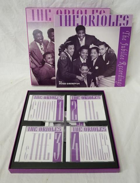 THE ORIELES JUBILEE RECORDINGS BOX SET: THE ORIELES THE JUBILEE RECORDINGS BOX SET. COMES WITH SIX CDS & BOOK (BEAR FAMILY RECORDS)