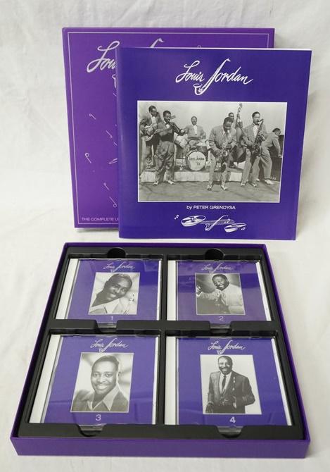 LOUIS JORDAN LET THE GOOD TIMES ROLL BOX SET: LOUIS JORDAN LET THE GOOD TIMES ROLL THE COMPLETE US DECCA RECORDINGS 1938-1954 BOX SET. COMES WITH NINE CDS & BOOK (BEAR FAMILY RECORDS)