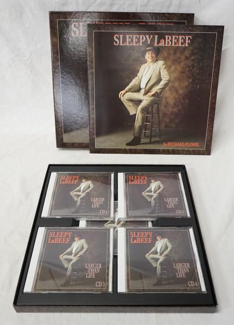 SLEEPY LABEEF BOX SET: SLEEPY LABEEF LARGER THAN LIFE BOX SET. COMES WITH SIX CDS & BOOK (BEAR FAMILY RECORDS)
