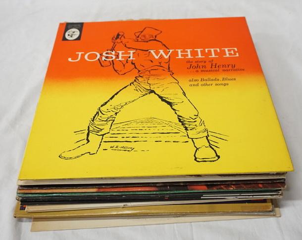 LOT OF 15 BLUES ALBUMS: LOT OF 15 BLUES ALBUMS INCLUDING MUDDY WATERS & TWO BOOTLEGS, LEFT MY BLUES IN SANFRANCISCO BUDDY GUY, HAVE NO FEAR BIG JOE TURNER, JOHN HENRY JOSH WHITE, KING OF THE DELTA BLUES SINGERS ROBERT JOHNSO
